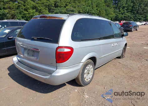 2001 Chrysler Town & Country Lx из США, поврежденный, VIN 2C8GP44G81R124936